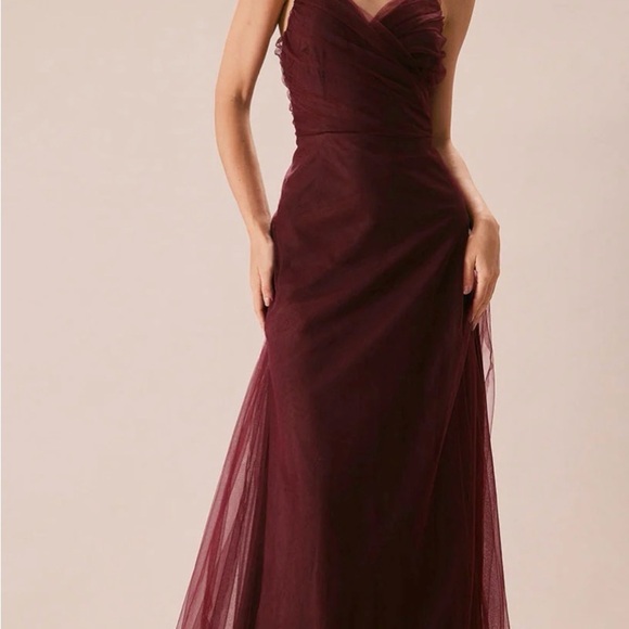 RIHOAS Dresses & Skirts - RIHOAS Strapless Burgundy Dress